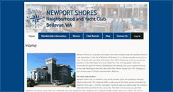 Desktop Screenshot of newportshoreswa.org